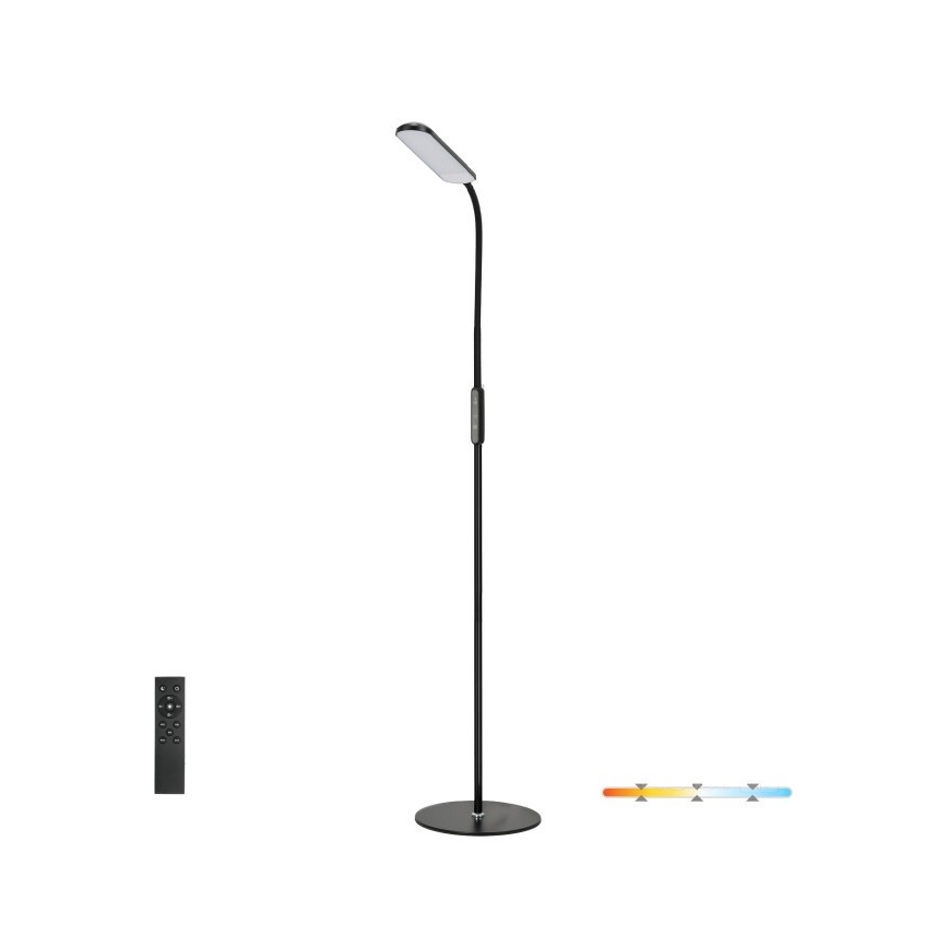 LED Димируем лампион TEILO LED/10W/230V 3000/4000/6500K черен + дистанционно управление