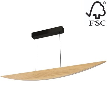 LED Димируем пендел DUBAI LED/14W/230V дъб – FSC сертифицирано