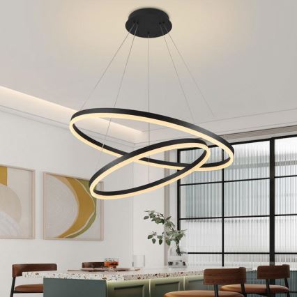 LED Димируем пендел LED/100W/230V 3000-6500K Ø 80 см + дистанционно управление