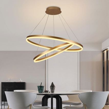 LED Димируем пендел LED/100W/230V 3000-6500K Ø 80 см + дистанционно управление