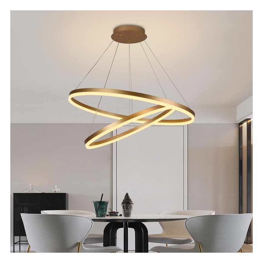 LED Димируем пендел LED/100W/230V 3000-6500K Ø 80 см + дистанционно управление