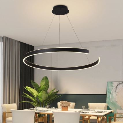 LED Димируем пендел LED/100W/230V 3000-6500K Ø 80 см + дистанционно управление