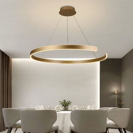 LED Димируем пендел LED/100W/230V 3000-6500K Ø 80 см + дистанционно управление