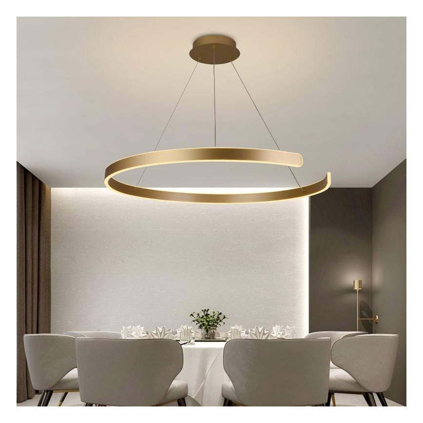 LED Димируем пендел LED/100W/230V 3000-6500K Ø 80 см + дистанционно управление