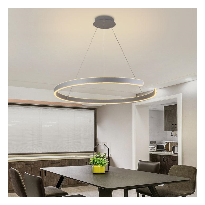 LED Димируем пендел LED/100W/230V 3000-6500K Ø 80 см + дистанционно управление