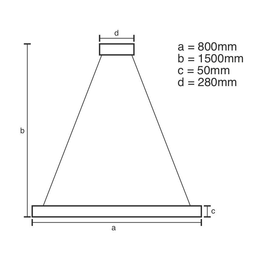 LED Димируем кристален полилей на връв LED/100W/230V 3000-6500K сребрист + дистанционно управление