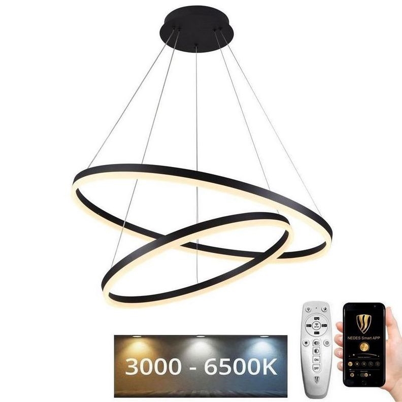 LED Димируем пендел LED/100W/230V 3000-6500K Ø 80 см + дистанционно управление