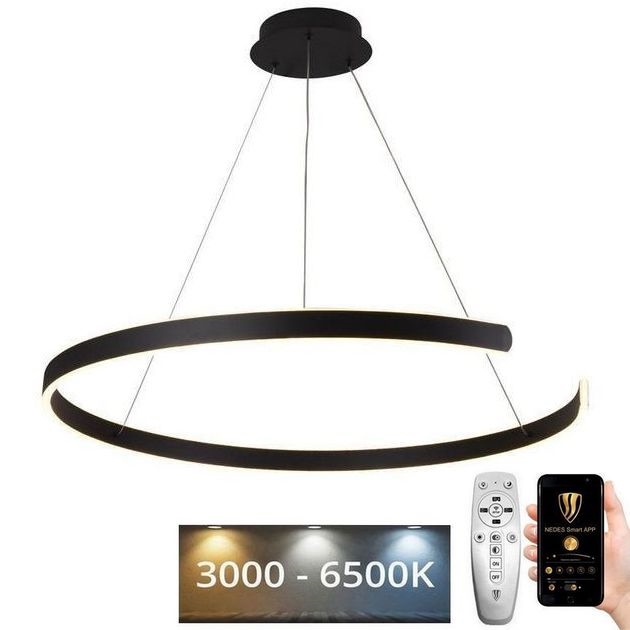 LED Димируем пендел LED/100W/230V 3000-6500K Ø 80 см + дистанционно управление