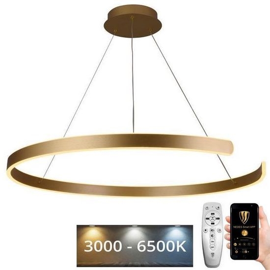 LED Димируем пендел LED/100W/230V 3000-6500K Ø 80 см + дистанционно управление