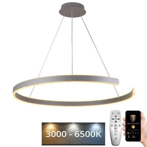 LED Димируем пендел LED/100W/230V 3000-6500K Ø 80 см + дистанционно управление