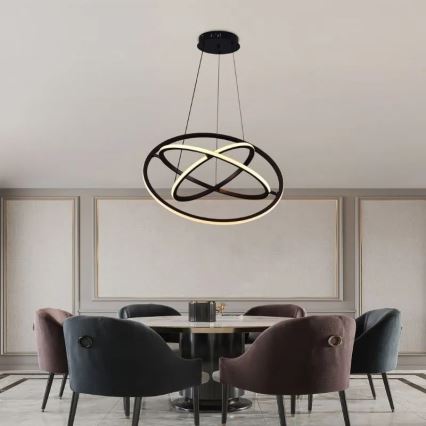 LED Димируем пендел LED/105W/230V 3000-6500K Ø 60 см + дистанционно управление