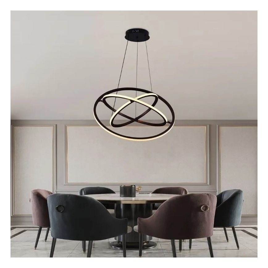 LED Димируем пендел LED/105W/230V 3000-6500K Ø 60 см + дистанционно управление