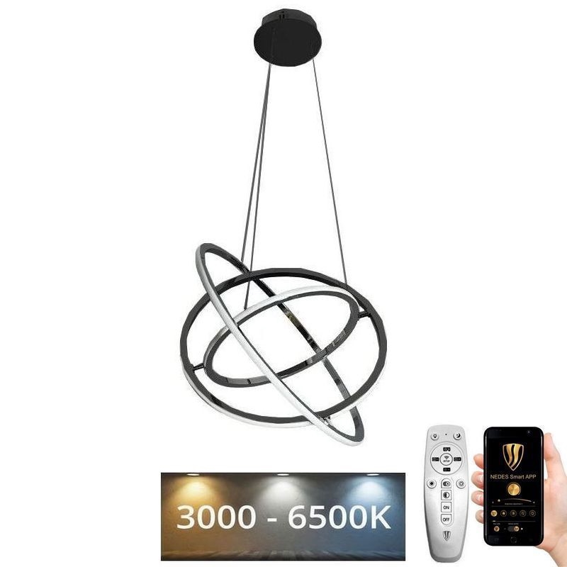 LED Димируем пендел LED/105W/230V 3000-6500K Ø 60 см + дистанционно управление