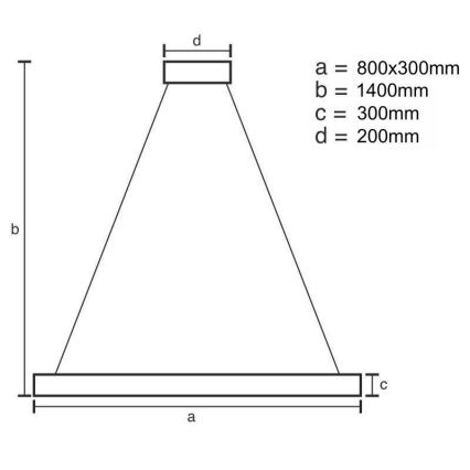 LED Димируем кристален полилей на връв LED/110W/230V 3000-6500K златист + дистанционно управление