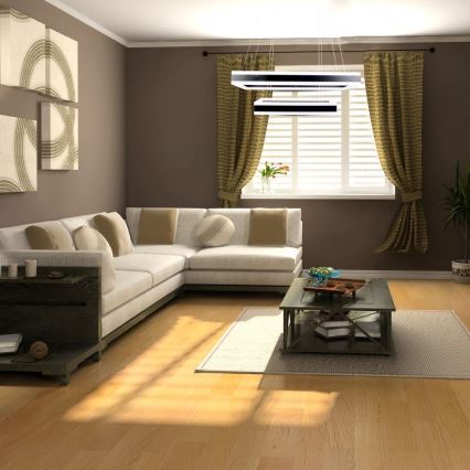 LED Димируем пендел LED/113W/230V 3000K черен