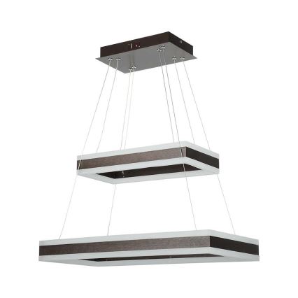 LED Димируем пендел LED/113W/230V 3000K кафяв