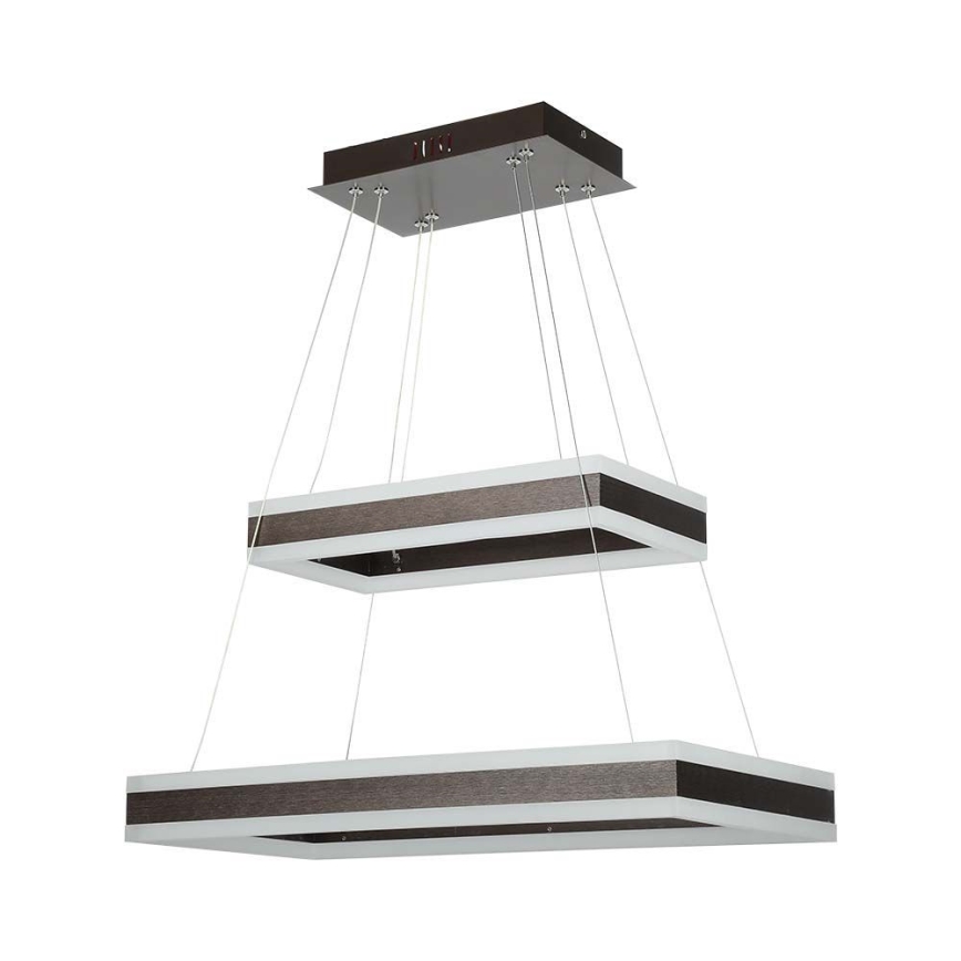 LED Димируем пендел LED/113W/230V 3000K кафяв