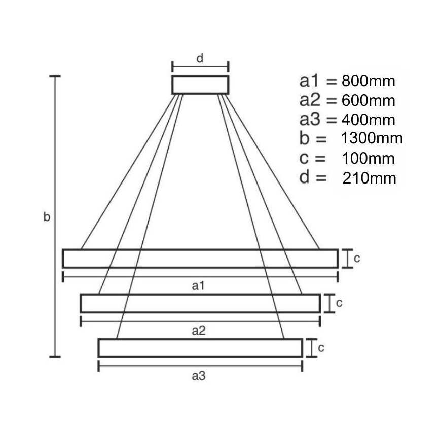 LED Димируем кристален полилей на нишка LED/115W/230V 3000-6500K лъскав хром + дистанционно управление