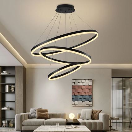 LED Димируем пендел LED/125W/230V 3000-6500K Ø 80 см + дистанционно управление