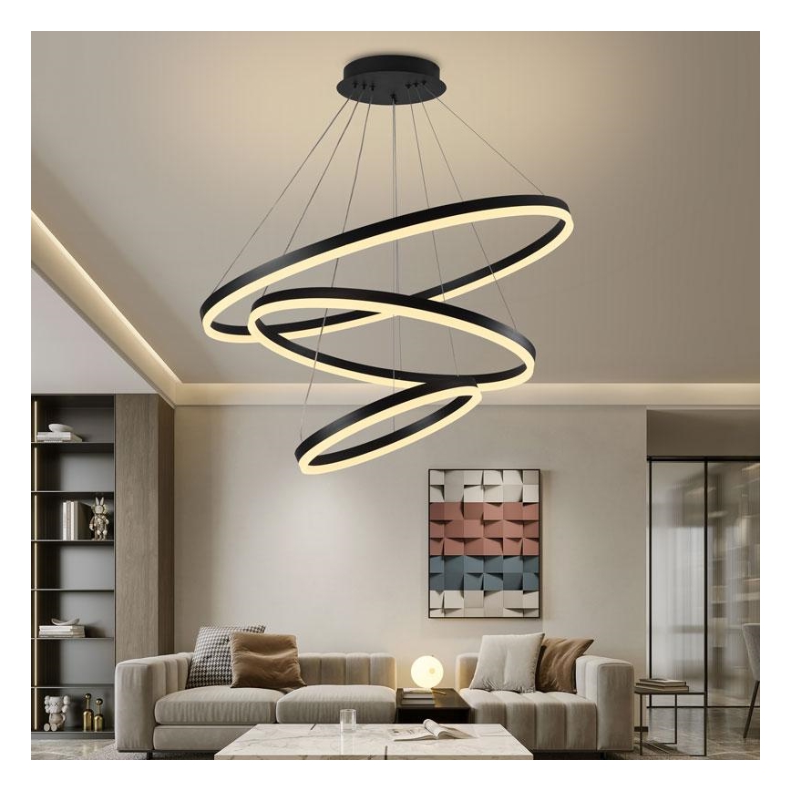 LED Димируем пендел LED/125W/230V 3000-6500K Ø 80 см + дистанционно управление