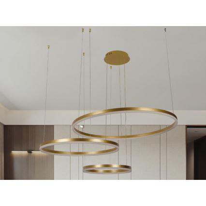 LED Димируем пендел LED/125W/230V 3000-6500K Ø 80 см + дистанционно управление