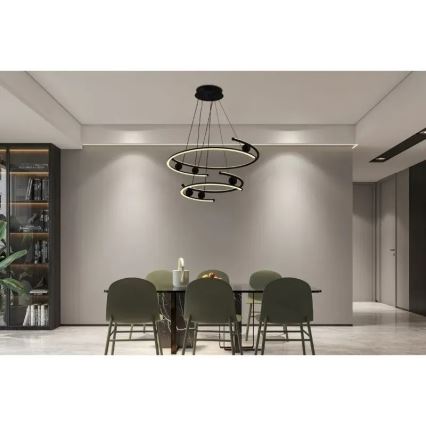 LED Димируем пендел LED/170W/230V 3000-6500K Ø 80 см + дистанционно управление