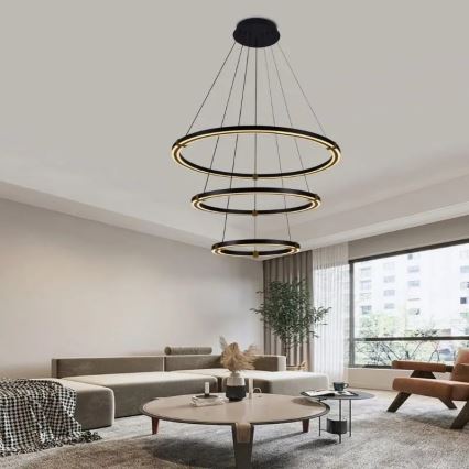 LED Димируем пендел LED/235W/230V 3000-6500K Ø 80 см + дистанционно управление