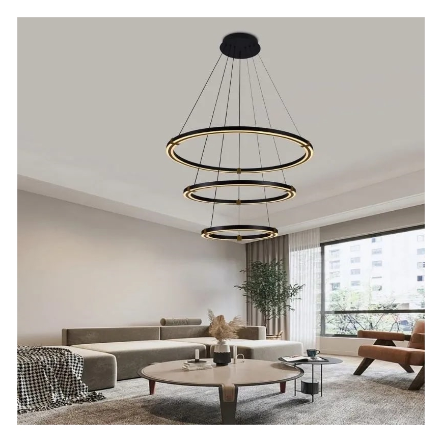 LED Димируем пендел LED/235W/230V 3000-6500K Ø 80 см + дистанционно управление
