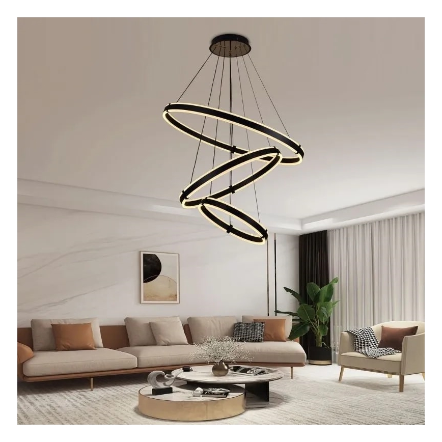 LED Димируем пендел LED/250W/230V 3000-6500K Ø 80 см + дистанционно управление