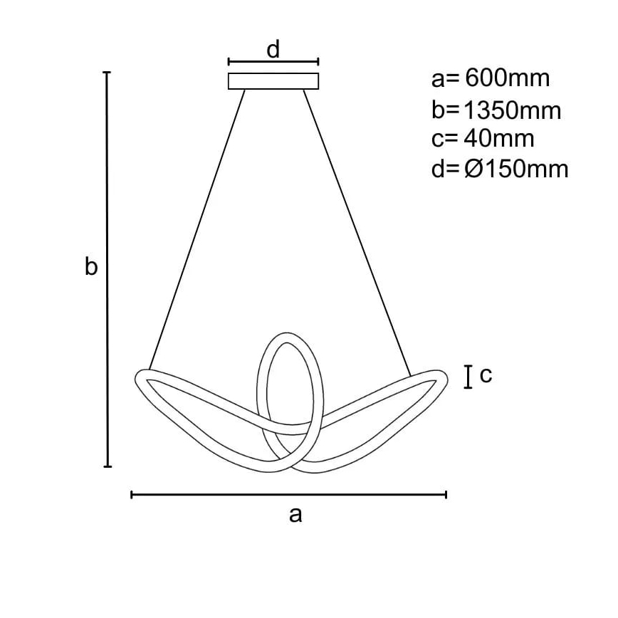 LED Димируем пендел LED/25W/230V 3000-6500K + дистанционно управление