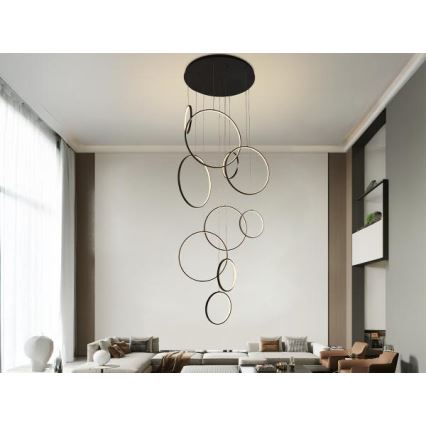 LED Димируем пендел LED/290W/230V 3000-6500K Ø 60 см + дистанционно управление