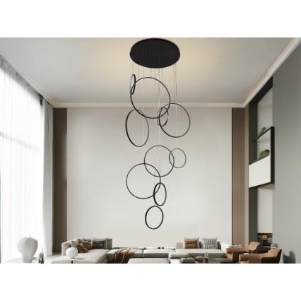 LED Димируем пендел LED/290W/230V 3000-6500K Ø 60 см + дистанционно управление