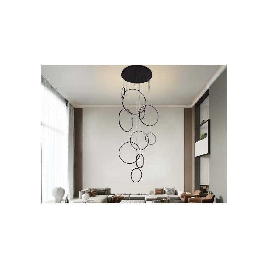 LED Димируем пендел LED/290W/230V 3000-6500K Ø 60 см + дистанционно управление