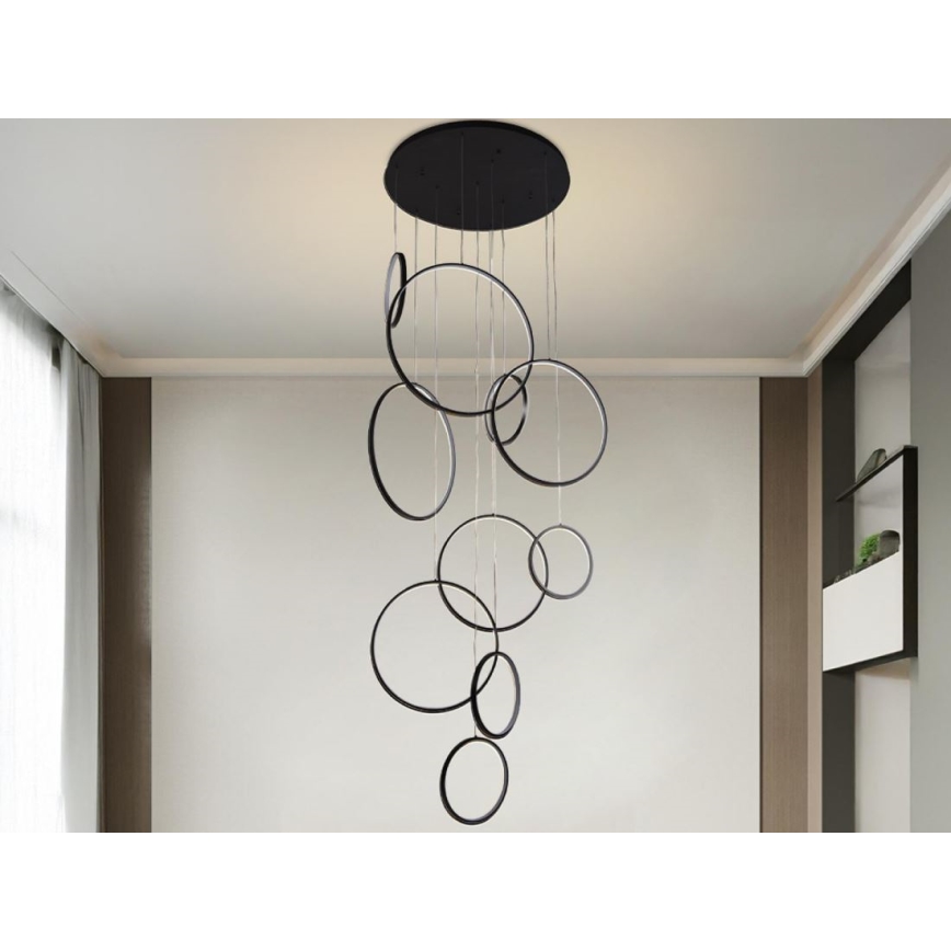 LED Димируем пендел LED/290W/230V 3000-6500K Ø 60 см + дистанционно управление