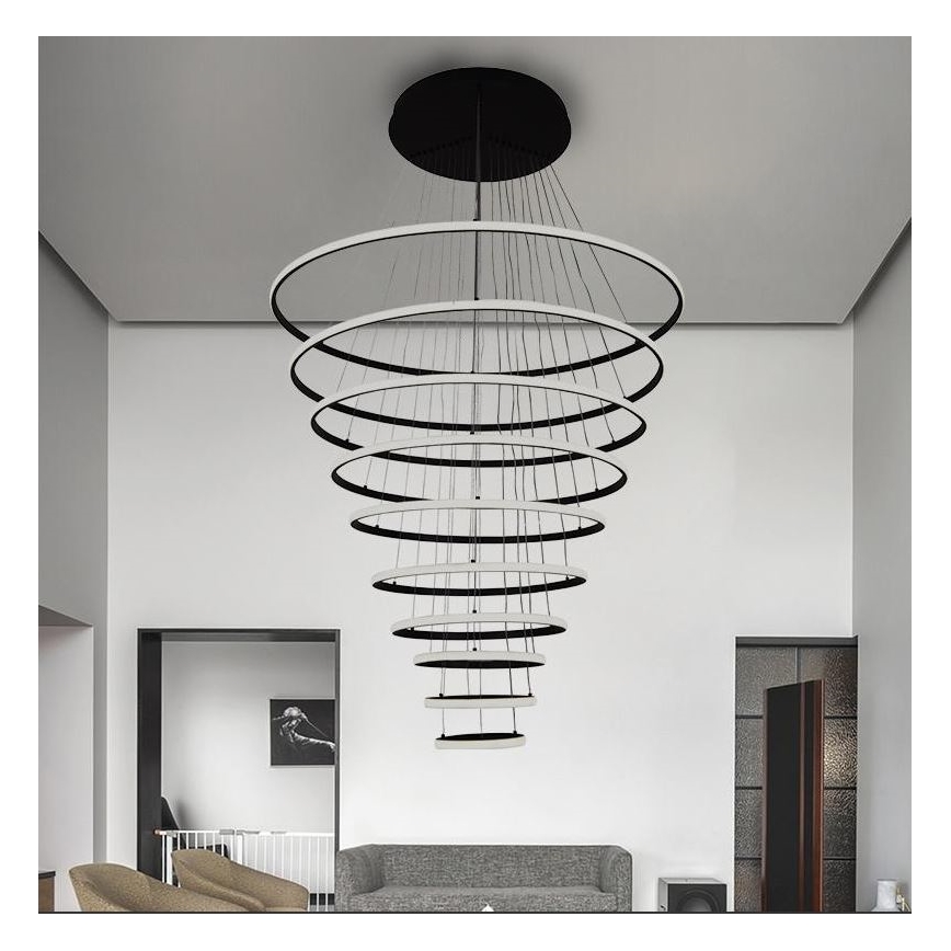 LED Димируем пендел LED/365W/230V 3000-6500K Ø 100 см + дистанционно управление