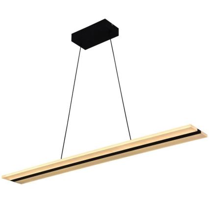 LED Димируем пендел LED/40W/230V 3000-6500K черен + дистанционно управление