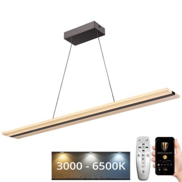 LED Димируем пендел LED/40W/230V 3000-6500K хром + дистанционно управление