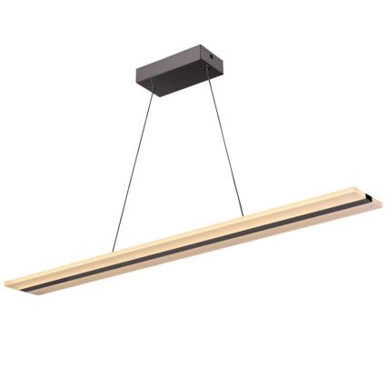 LED Димируем пендел LED/40W/230V 3000-6500K хром + дистанционно управление