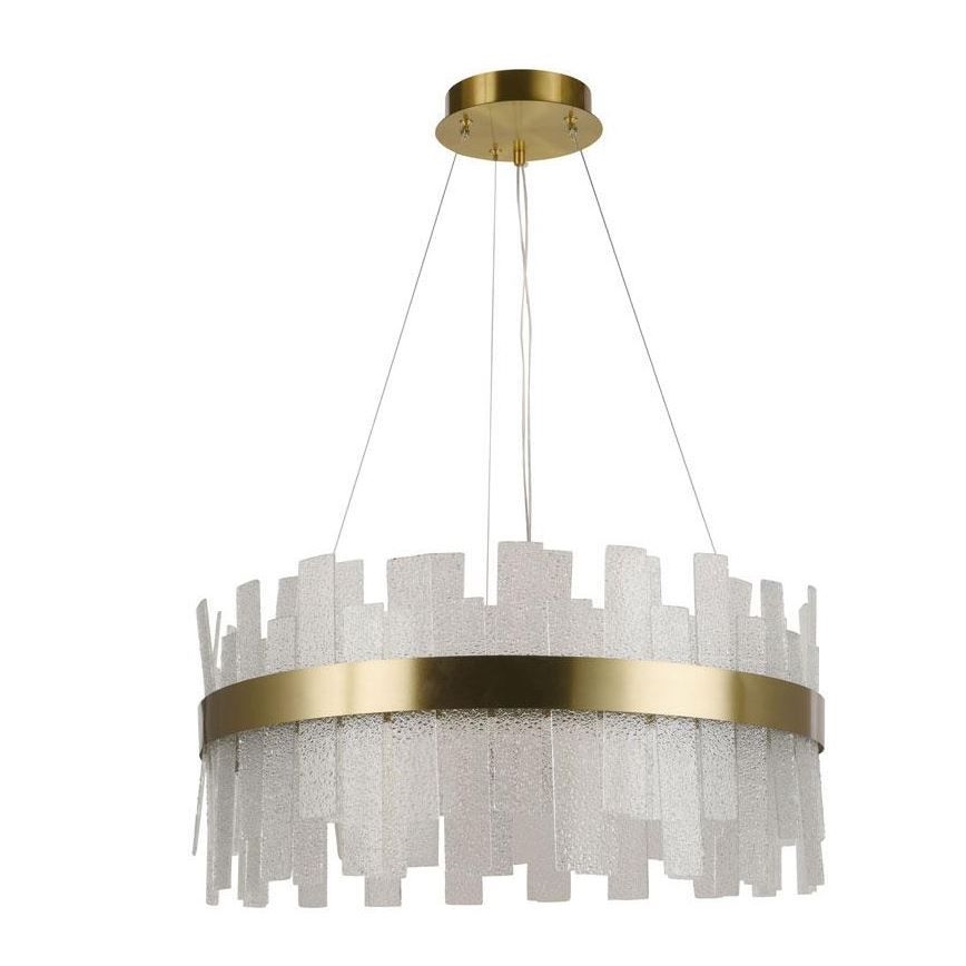 LED Димируем кристален полилей на връв LED/40W/230V 3000-6500K + дистанционно управление