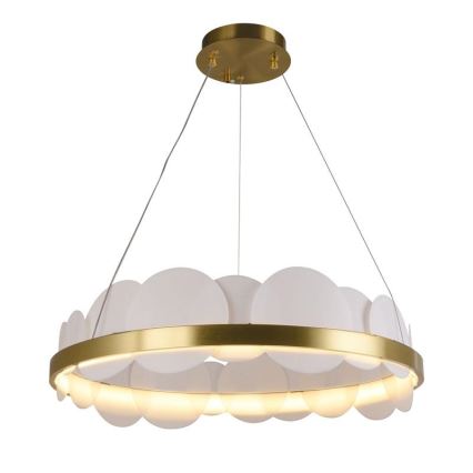 LED Димируем пендел LED/40W/230V 3000-6500K златист + дистанционно управление