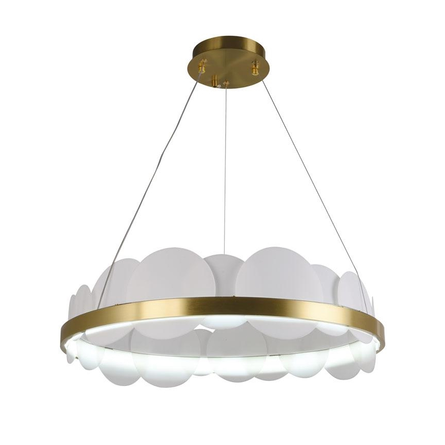 LED Димируем пендел LED/40W/230V 3000-6500K златист + дистанционно управление