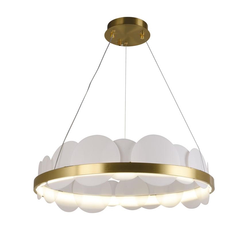 LED Димируем пендел LED/40W/230V 3000-6500K златист + дистанционно управление
