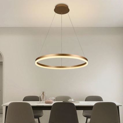 LED Димируем пендел LED/42W/230V 3000-6500K Ø 60 см + дистанционно управление