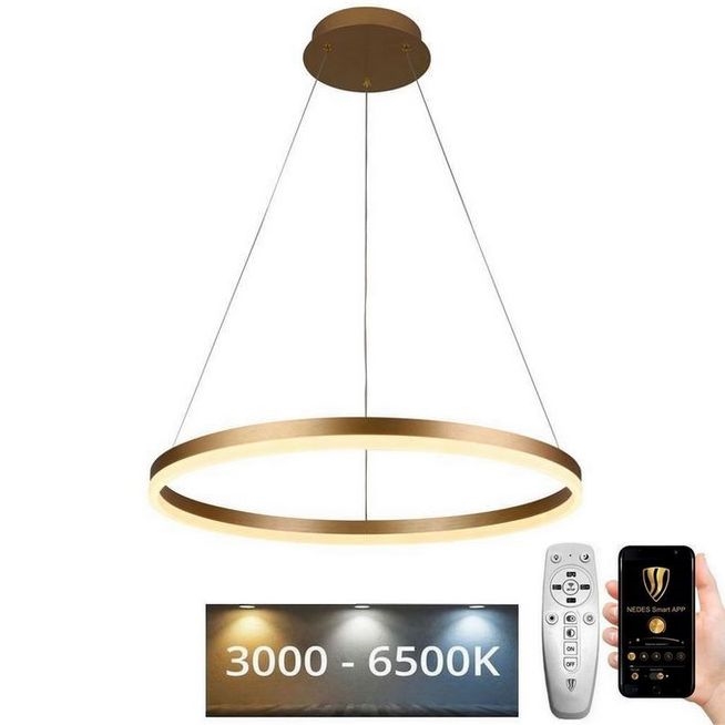 LED Димируем пендел LED/42W/230V 3000-6500K Ø 60 см + дистанционно управление