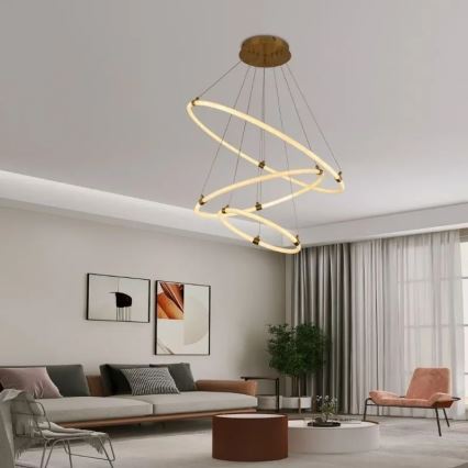 LED Димируем пендел LED/45W/230V 3000-6500K Ø 80 см + дистанционно управление