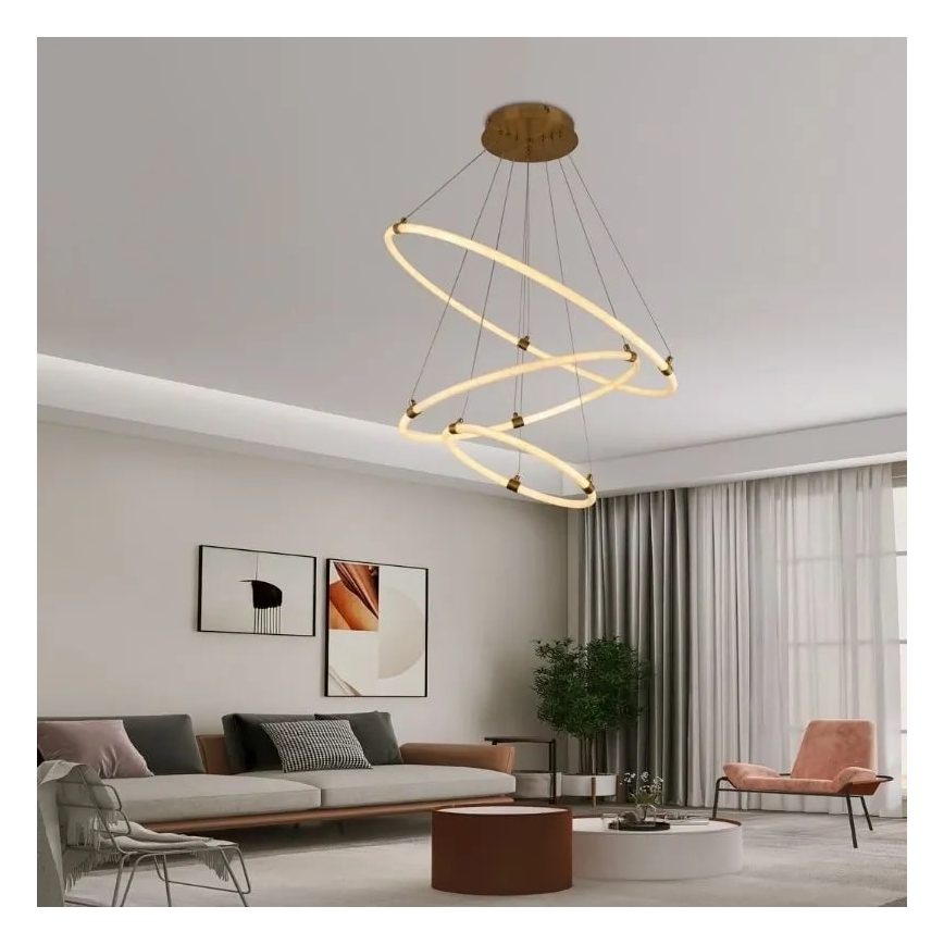 LED Димируем пендел LED/45W/230V 3000-6500K Ø 80 см + дистанционно управление