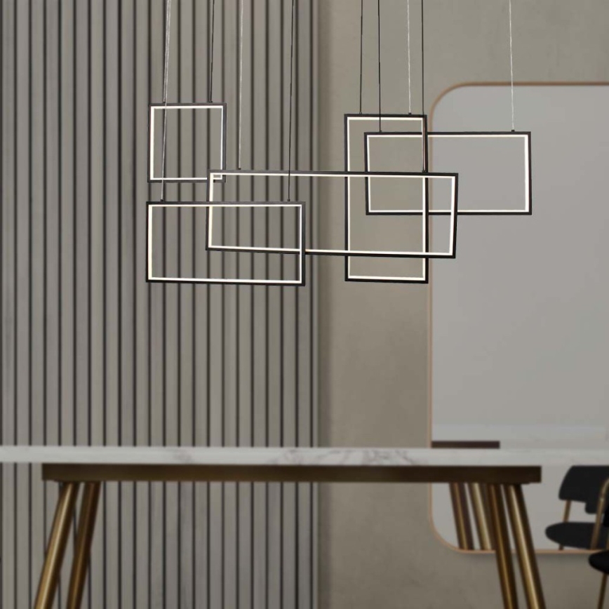 LED Димируем пендел LED/45W/230V 3000K черен