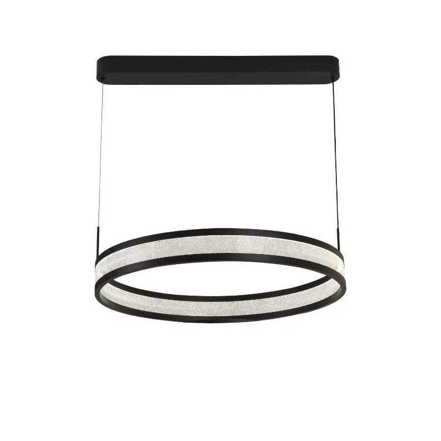 LED Димируем пендел LED/45W/230V 3000-6500K черен + дистанционно управление