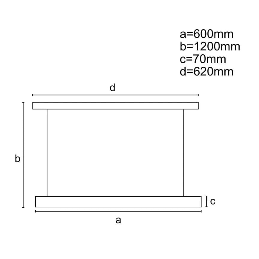 LED Димируем пендел LED/45W/230V 3000-6500K черен + дистанционно управление