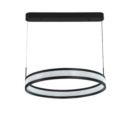 LED Димируем пендел LED/45W/230V 3000-6500K Ø 60 см черен + дистанционно управление